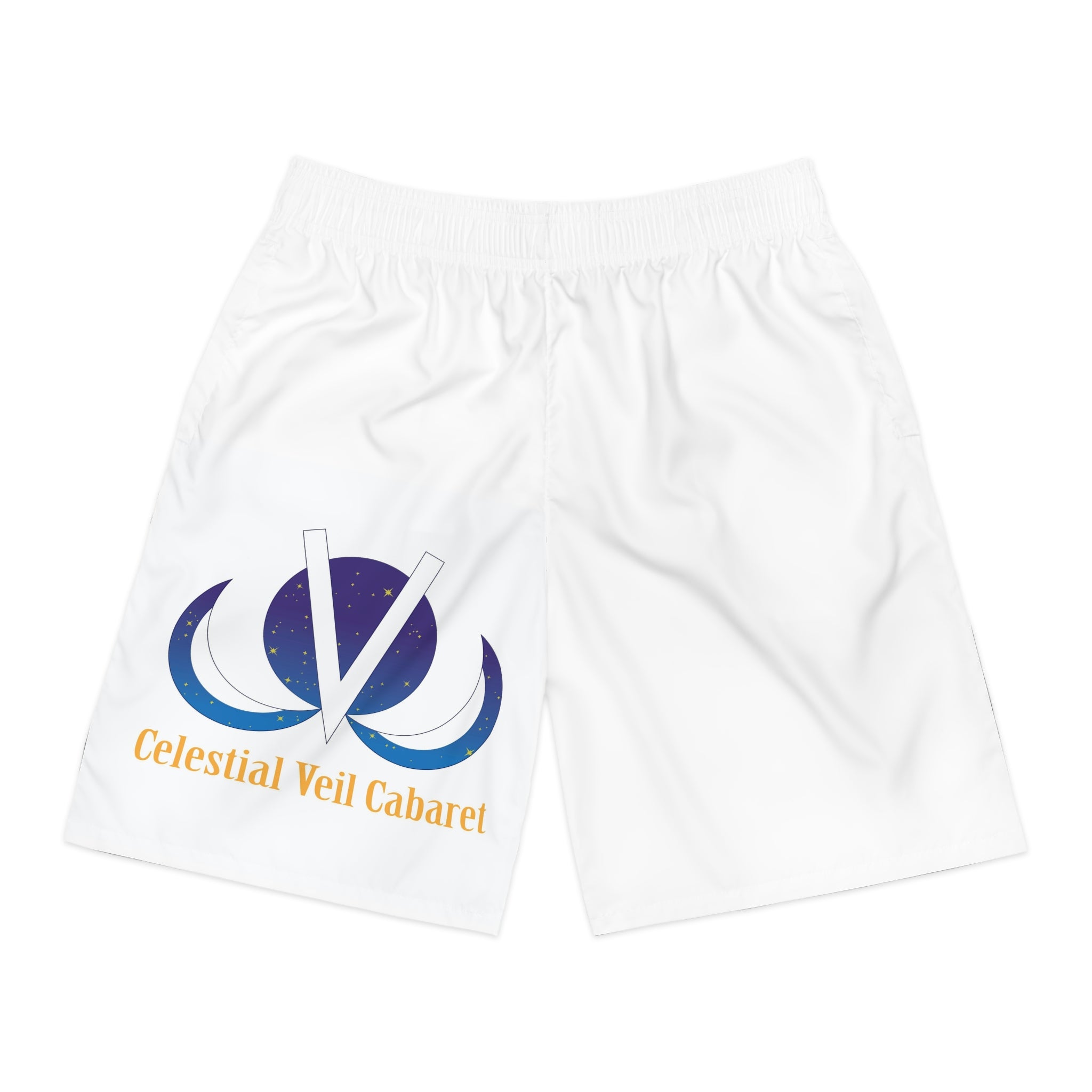 Jogger Shorts — Celestial Veil Cabaret Logo Athletic Shorts