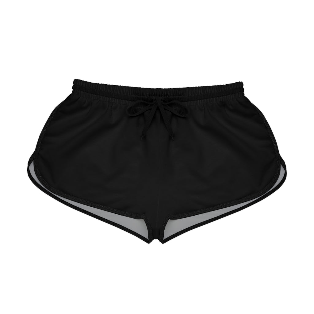 Relaxed Shorts — Minimalist Crescent Logo Women's Athletic Shorts