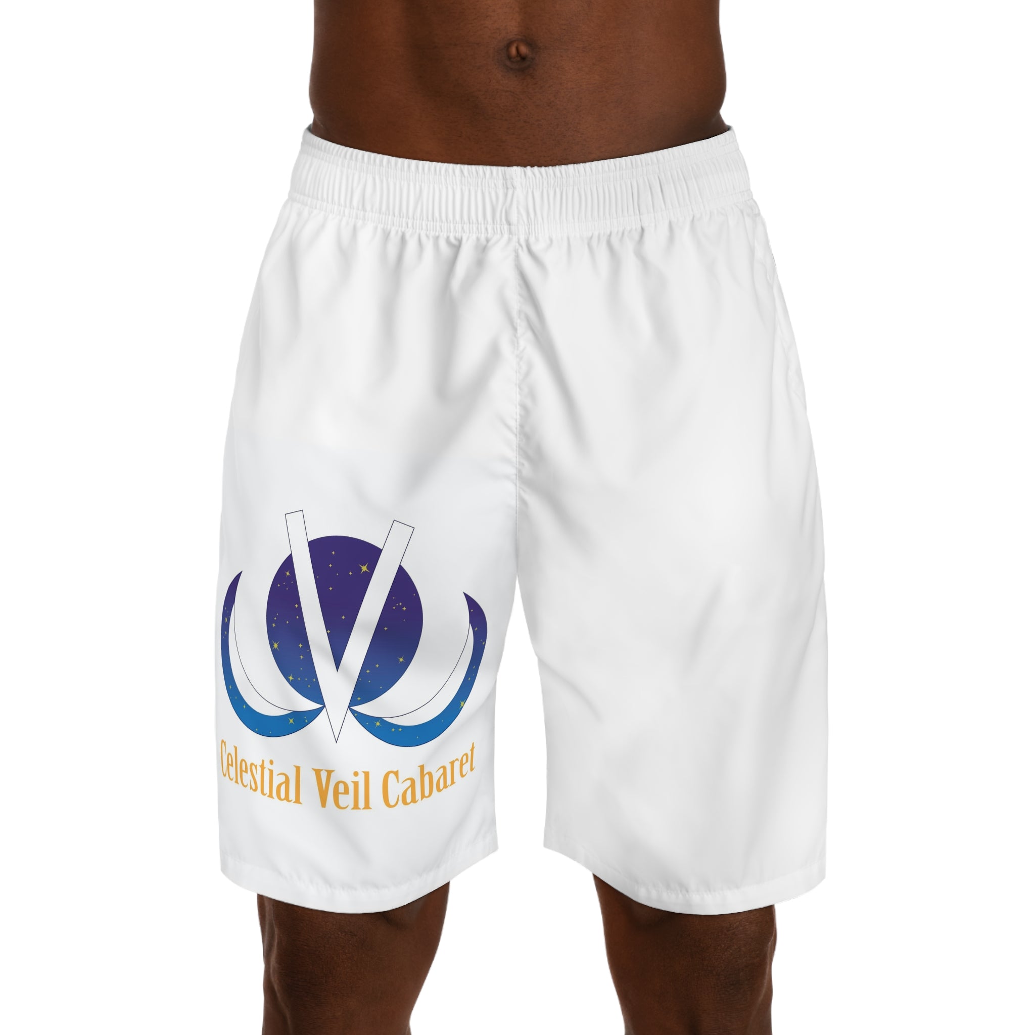 Jogger Shorts — Celestial Veil Cabaret Logo Athletic Shorts