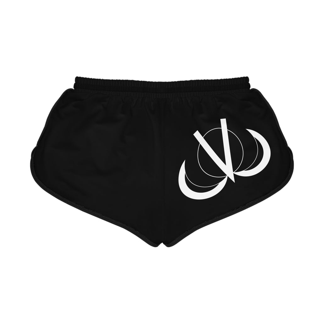 Relaxed Shorts — Minimalist Crescent Logo Women's Athletic Shorts