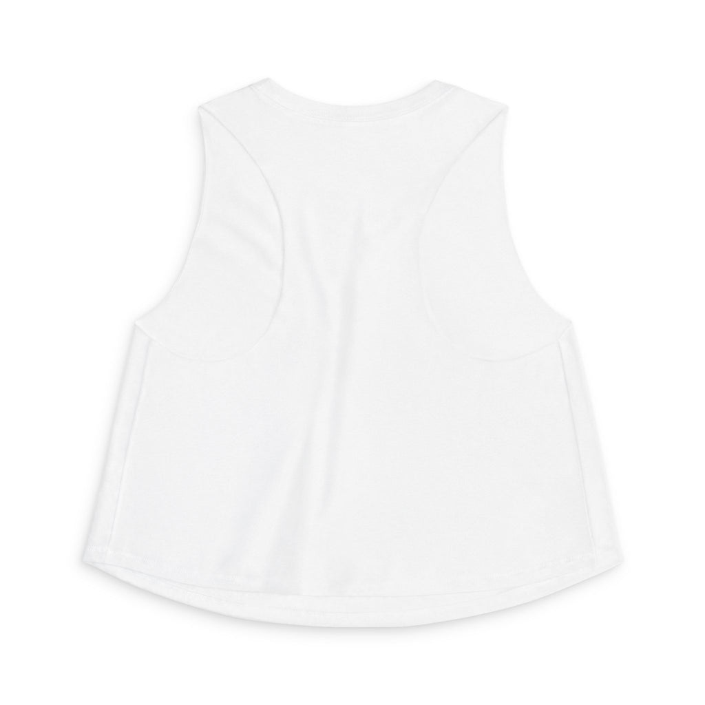Celestial Veil Cabaret Crop Top — Moonlit Logo Women's Tank