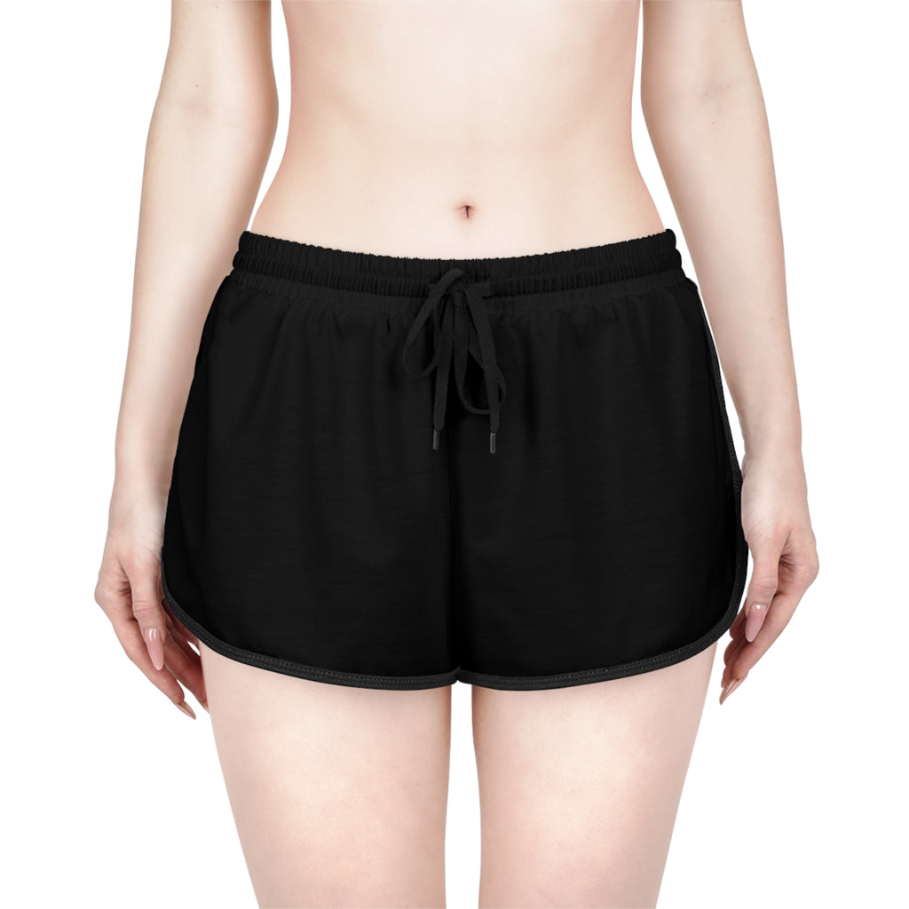 Relaxed Shorts — Minimalist Crescent Logo Women's Athletic Shorts